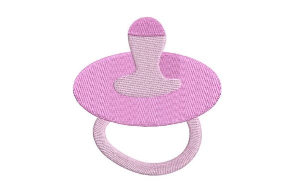 Download Pink Baby Pacifier Embroidery Design - Premium Resources