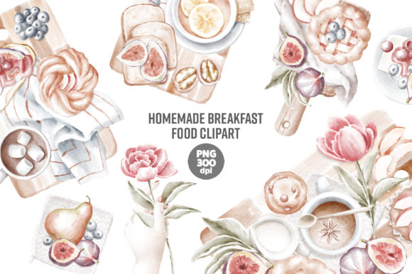Download Homemade Breakfast Food Clipart - Breakfast Collection