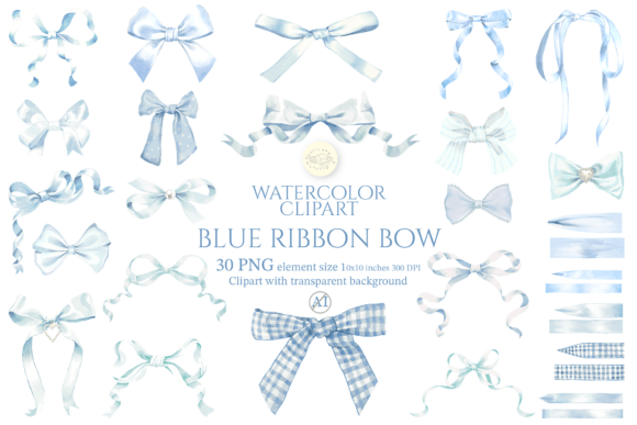 Download Coquette Blue Ribbon Bow Clipart - Ribbon bow Collection