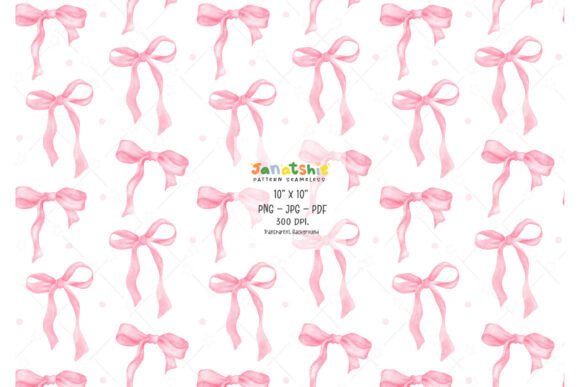 Download Coquette Pink Ribbon Bow Seamless PNG - Ribbon bow Collection
